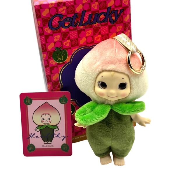 RARE Pop Sunday "Peachy Luck" Kewpie Doll, Get Lucky Kewpish Love, Open Box - Picture 1 of 9
